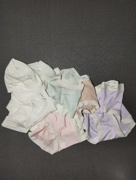 Ultra-Soft Seamless Korean Mid-Rise Briefs – Breathable Mesh Panty