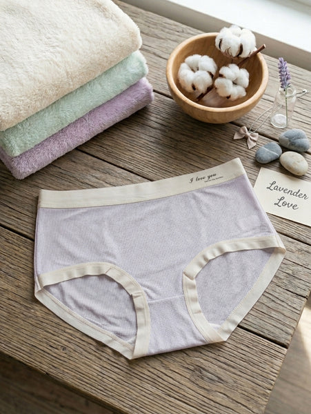 Ultra-Soft Seamless Korean Mid-Rise Briefs – Breathable Mesh Panty